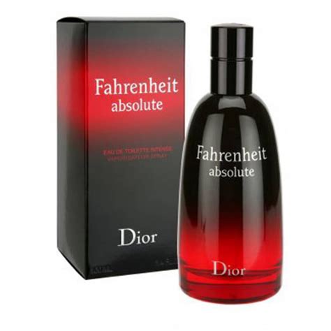 profumo dior fahrenheit absolute 100ml|fahrenheit dior cologne review.